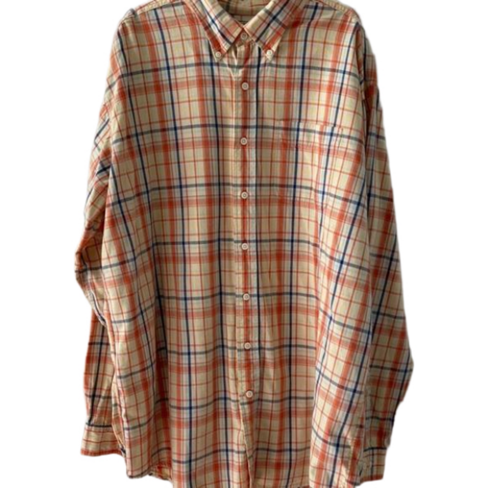 L. L. Bean Plaid Shirt Size XL Tall
